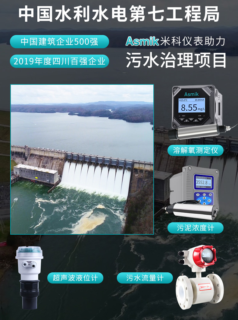米科MIK-DM2800膜法溶氧儀中國水利第七局案例