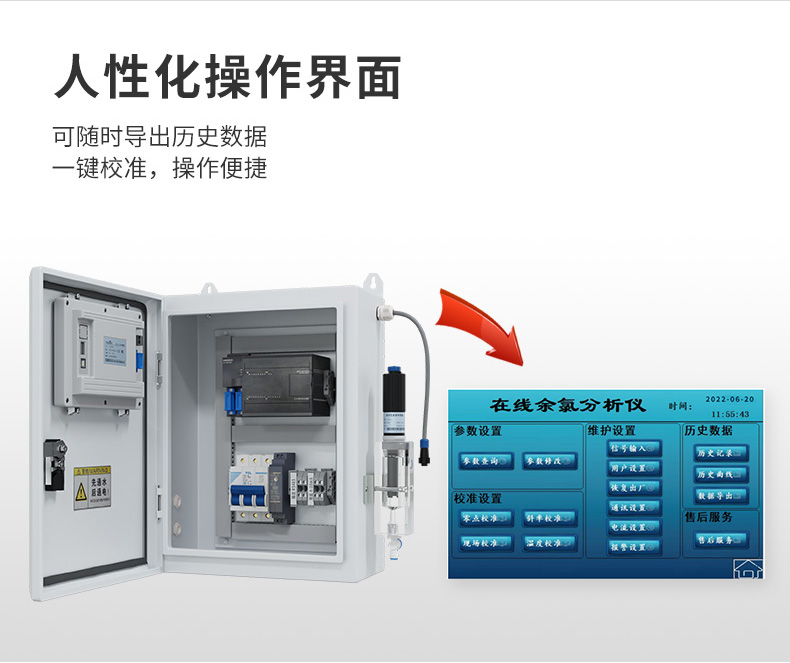 米科MIK-TRC400余氯分析儀人性化操作